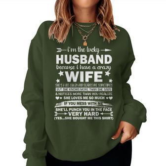 Husband Birthday From Wife Christmas Present Women Sweatshirt - Thegiftio UK