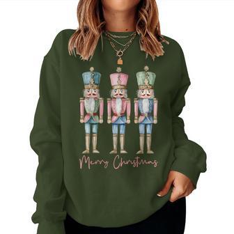 Merry Christmas Nutcracker Ballet Festive Xmas Women Women Sweatshirt - Thegiftio UK