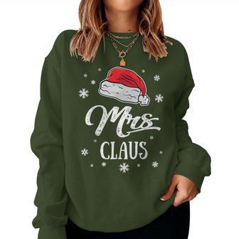 Mrs Mama Santa Claus Christmas Santa Hat Mum Sweatshirt Frauen - Geschenkecke