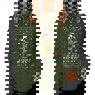 Oh Snap Gingerbread Man Ugly Christmas Sweater Women Sweatshirt | Mazezy