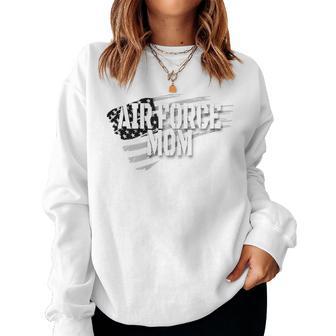Air Force Mom Memorial Day Veterans Day 4Th Of July Military Women Sweatshirt | Seseable UK