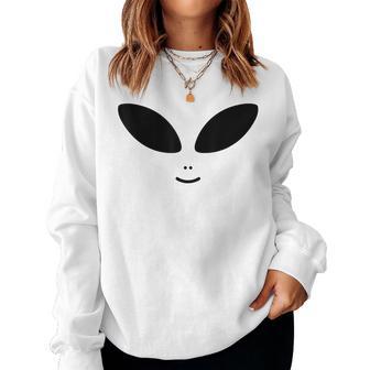 Alien Halloween Costume Face Men Women Sweatshirt - Thegiftio UK