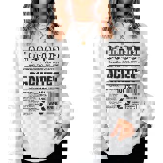 Arquitectura Regalos Arquitecto Hombre Arquitecto Manga Larga Sudadera Mujer - Regaloses