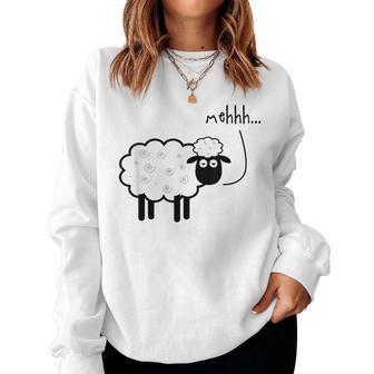 Blackie Meh Sheep Crazy Relatives Men Women Women Sweatshirt - Thegiftio UK