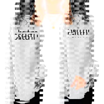 Brautumn Brat Autumn Fall Season Aesthetic Y2k Saying Women Sweatshirt - Thegiftio UK
