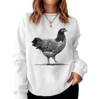 Chicken Breederorwerk Chickens Hen Chickens Gray Sweatshirt Frauen - Geschenkecke