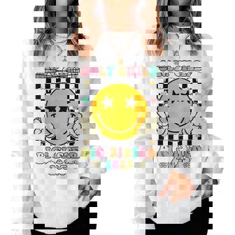 Only Child Big Sister 2025 Promoted To Big Sister 2025 Women Sweatshirt | Seseable UK