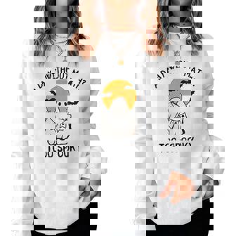 A Day Without Math Too Spooky Teacher Halloween Cute Ghost Women Sweatshirt - Thegiftio UK