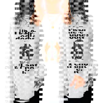 Divertente Dicendo Che Mi Piace Ber-Dooddles Non Posso Mentire Cane Donne Uomini Women Sweatshirt - Novitaregali