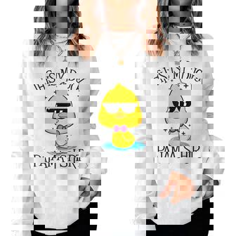 This Is My Duck Pajama Fun Duck Halloween Costume Girl Women Women Sweatshirt - Monsterry