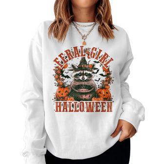 Feral Girl Halloween Women Sweatshirt - Thegiftio UK