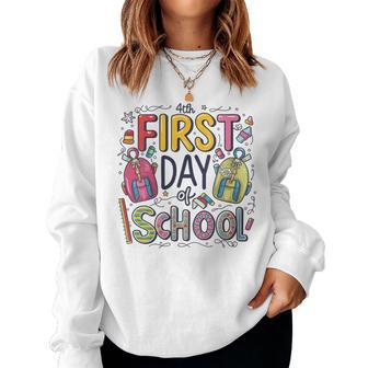 First Day Of School First Day Of School Event For Students Women Sweatshirt - Monsterry