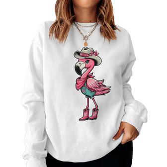 Flamingo Cute Flamingo Tropical Birds Women Sweatshirt - Thegiftio UK