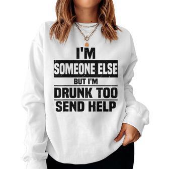 If Found Drunk Please Return To Friend I'm The Friend Women Sweatshirt - Thegiftio UK