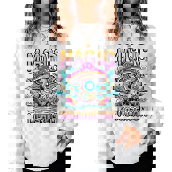 Fungo Hippiesestito Colorato Magic Mushroom Women Sweatshirt - Novitaregali