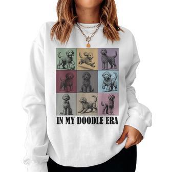 Dog Lovers Quote In My Golden Doodle Era Cool Women Women Sweatshirt - Thegiftio UK