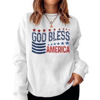 God Bless America Fourth Of July Women Women Sweatshirt | Seseable UK