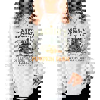 Hagrids Pumpkin Farm Magically Grown Cute Fall Women Sweatshirt | Mazezy