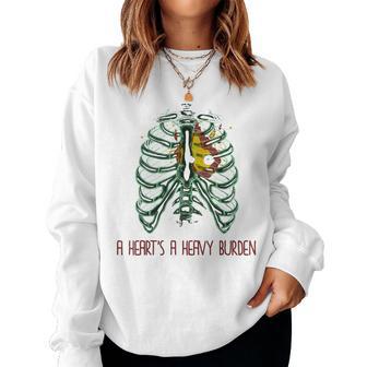A Heart's A Heavy Burden Retro For Women Women Sweatshirt - Thegiftio UK