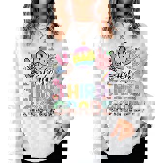 Hello 3Rd Grade Boy Girl Teacher Back To School 3Rd Grade Women Sweatshirt - Thegiftio