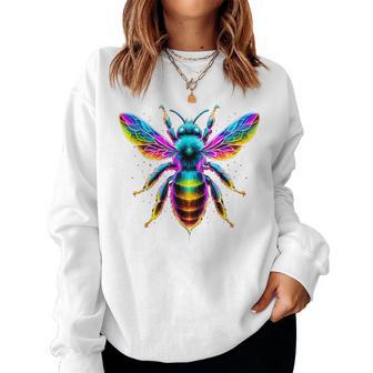Honey Bee Beekeeping Honeybee Women Sweatshirt - Monsterry