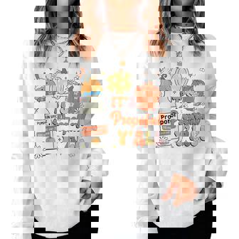 Icu Nurse Halloween Propofol Autumn It's Propofall Y'all Women Sweatshirt | Seseable CA