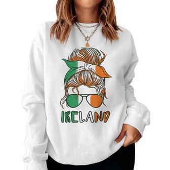 Ireland Girls Éire Irish Flag Irish Girl Women Sweatshirt - Thegiftio UK