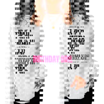 It's Me Hi I'm The Dad Of The Birthday Girl It's Me Party Women Sweatshirt - Thegiftio UK