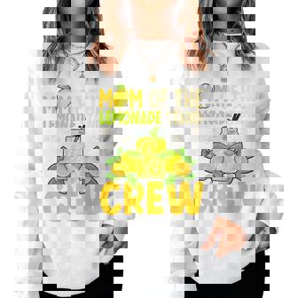 Juice Citrus Summer Drink Maker Mom Of Lemonade Stand Crew Women Sweatshirt - Monsterry
