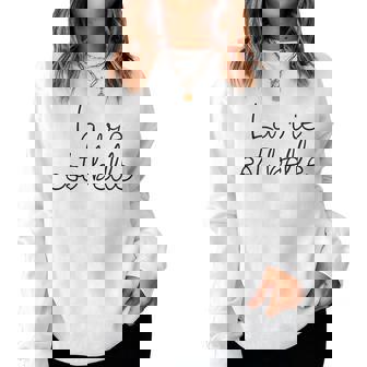 Laie Est Belle Cuello Sudadera Mujer - Regaloses