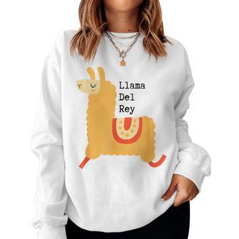 Llama Dey Rey Music T Lana Del Women Sweatshirt - Thegiftio UK