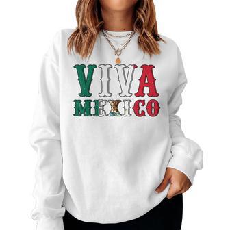 Mexican Flag Viva Mexico- Independence Day Men Women Sweatshirt - Thegiftio UK