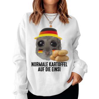 Normale Kartoffel Auf Die Einsi Saufrikot Germany Beer Sweatshirt Frauen - Geschenkecke