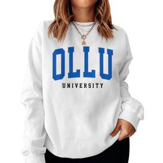 Ollu Our Lady Of The Lake Arch Vintage University Women Women Sweatshirt - Thegiftio UK