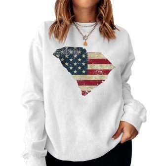 Patriotic State Of South Carolina Usa Flag For Women Women Sweatshirt | Seseable UK