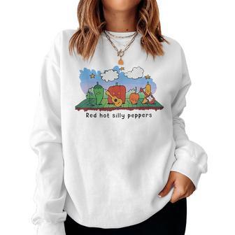 Red Hot Silly Peppers For Women Women Sweatshirt - Thegiftio UK