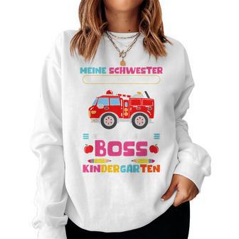 My Sister Goes To School Sweatshirt Frauen - Geschenkecke