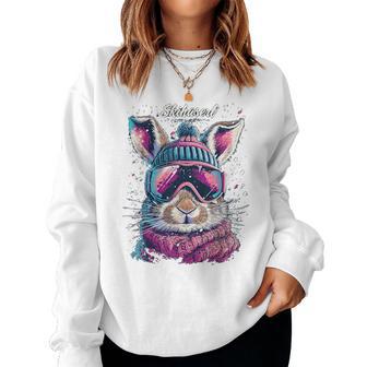 Skihaserl Apres Ski Haserl Skier Winter Women's Sweatshirt Frauen - Geschenkecke