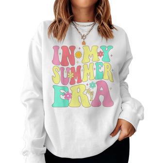 In My Summer Era Groovy Summer Break Vacation Women Sweatshirt - Thegiftio UK