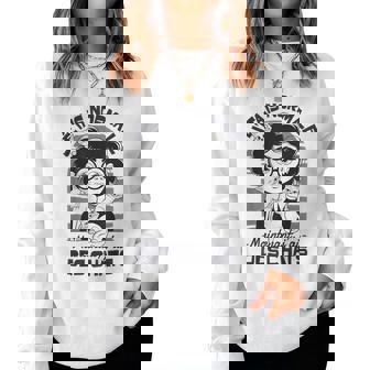 T Avec Chat Humour Rigolo Fille J'ai Des Chats Sweat-shirt pour femme - Cadeauxyz