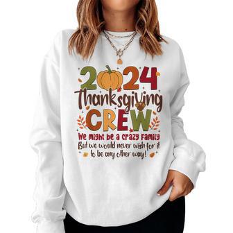 Thanksgiving Crew 2024 Turkey Fall Family Matching Kid Women Sweatshirt - Thegiftio UK