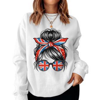 Union Jack Flag Bandana Woman Sunglasses Great Britain Women Sweatshirt - Thegiftio UK