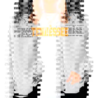 Vintage Tennessee Tennessee Retro Orange Women Sweatshirt | Seseable UK