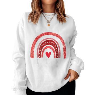We Wear Red Dyslexia Awareness Month Dyslexia Boho Rainbow Women Sweatshirt - Thegiftio UK