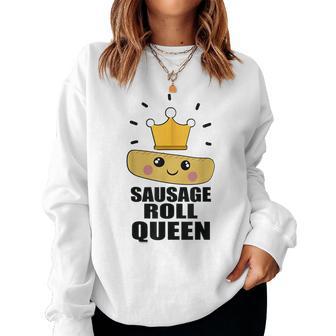 Yes Mate Sausage Roll Queen Women Sweatshirt - Thegiftio UK