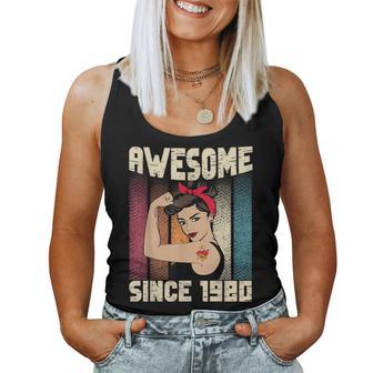 42 Jahre Alt Awesome Seit 1980 42Th Birthday Women's Tank Top Frauen - Geschenkecke