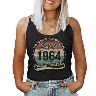 60Th Birthday Absolut Fantastischer Jahrgang 1964 Man Woman Tank Top Frauen - Geschenkecke