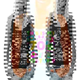 This Is My 70'S Costume Outfit Seventies Retro Party Women Tank Top - Thegiftio UK