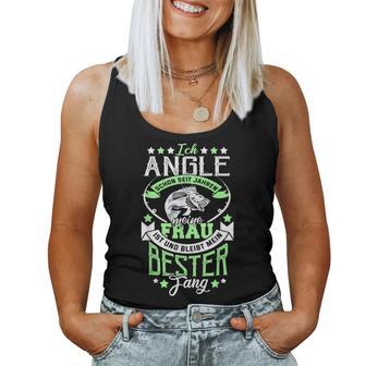 Angler Angel Fischer Woman In Love My Best Fang Tank Top Frauen - Geschenkecke