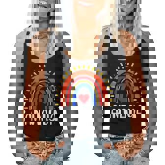 Antalya Turkey Rainbow Heart For Women Women Tank Top - Monsterry